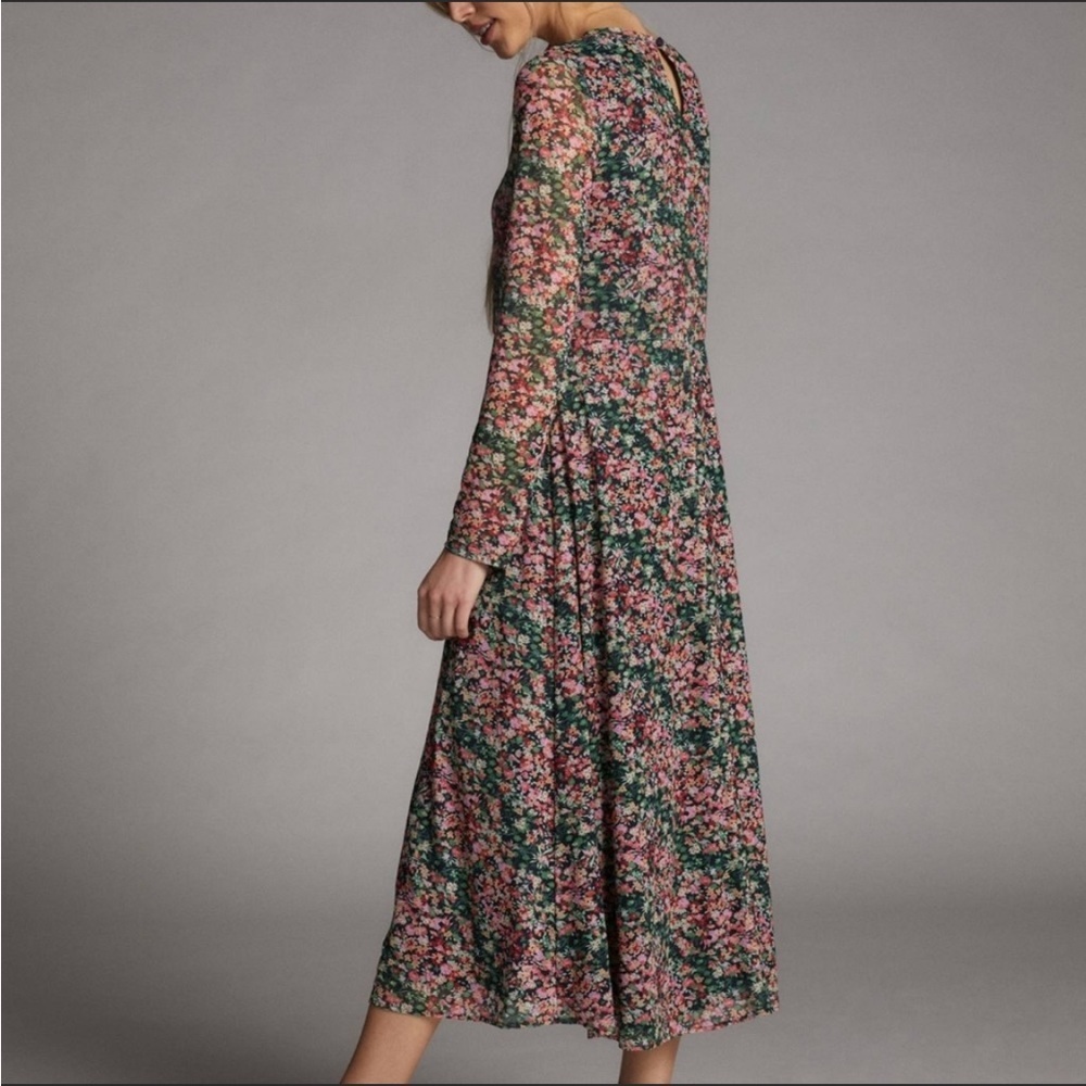 Anthropologie Fiona Floral Maxi Dress NWT Size Medium - Picture 2 of 5